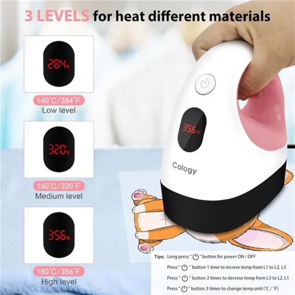 Mini Heat Press, Heat Transfer Machine, Temp Control, Insulated Safety Base - Picture 3 of 6